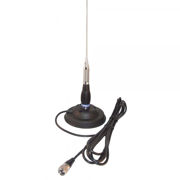 Antenne CB PNI ML100 100 cm 26 30MHz 250W avec embase magnétique 125mm