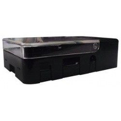 Boitier noir pour Raspberry Pi 1, 2 & 3 Modèle B/B+