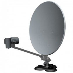 Antenne satellite parabole 35cm portable/camping + valise Megasat