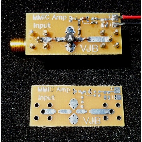 Circuit intégré PCB prototype MMIC pour connecteur SMA