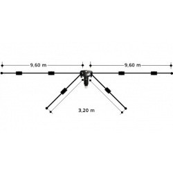 Filaire 5 bandes 80-10m HF DIAMOND W8010