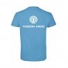 Tee-shirt bleu turquoise Passion Radio