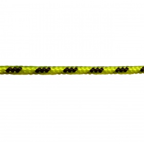 Corde hauban 100 mètres Mastrant-R5 4.9mm Résistance 540 kg couleur jaune fluo