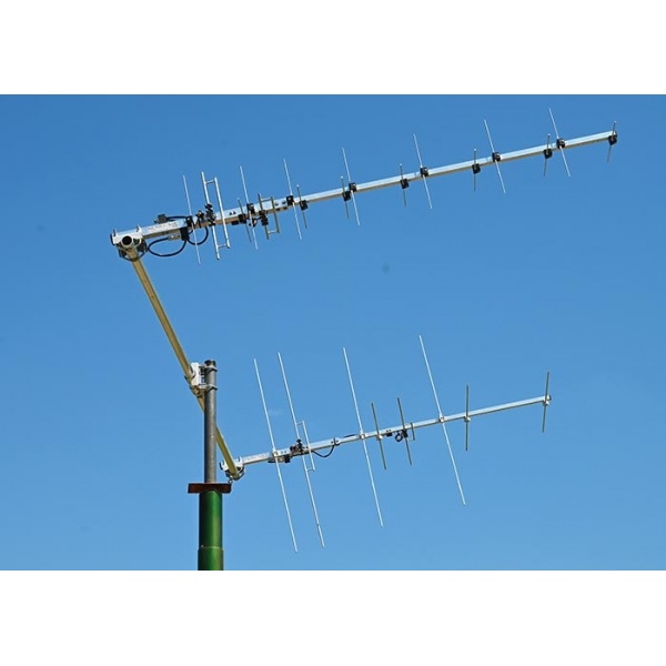 LEO Kit 2m & 70cm CROSS RHCP antennes Yagi pour Satellites (AA)