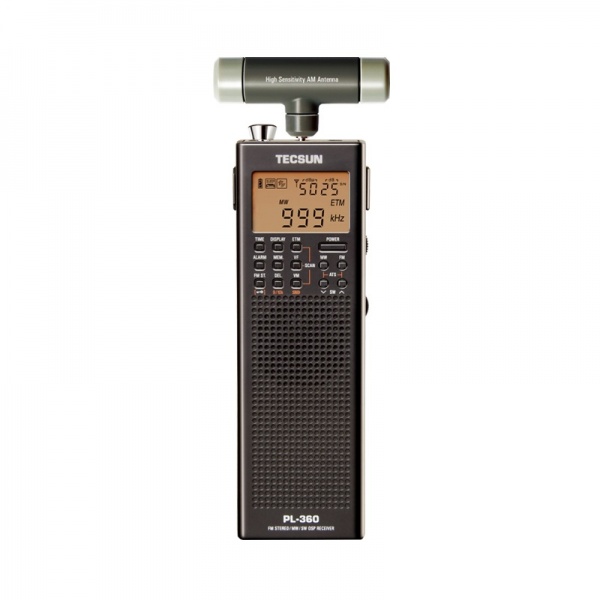 TECSUN PL360 Récepteur radio AM 150-21950 kHz + FM 76-108MHz