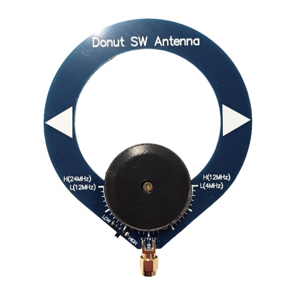 Antenne Loop donut SW à ondes courtes mini boucle PCB pour la Radio FM 4-24MHz