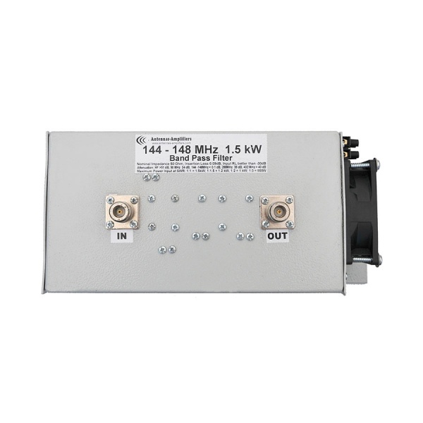 Filtre passe bande 2m 144-148 MHz émission a faible perte connecteurs N 1500W (AA)