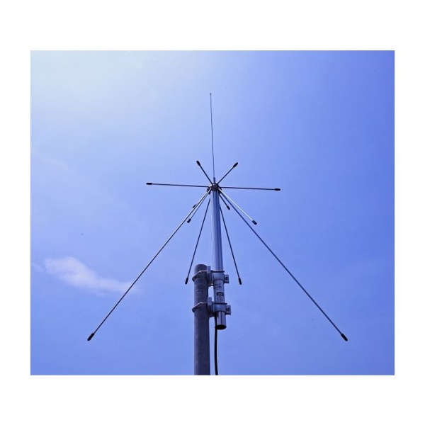 Antenne Discone fixe 70-1500Mhz AOR DA1500 + RG58 BNC 15m