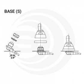 Antenne SIRIO SMA 108-550 MHz