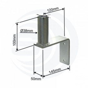 Support antenne coudé SIRIO FT-4