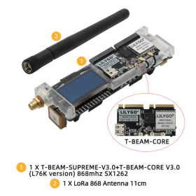 TTGO T-BEAM SUPREME SX1262 Meshtastic 868 MHz Lora WiFi BT5 GPS