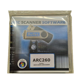 Logiciel Butel ARC260 sur CD pour scanner UNIDEN UBCD160DN & UBCD260DN